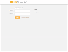 Tablet Screenshot of portal.nesf.com