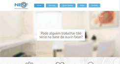 Desktop Screenshot of nesf.com.br
