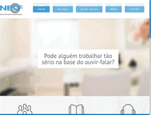 Tablet Screenshot of nesf.com.br